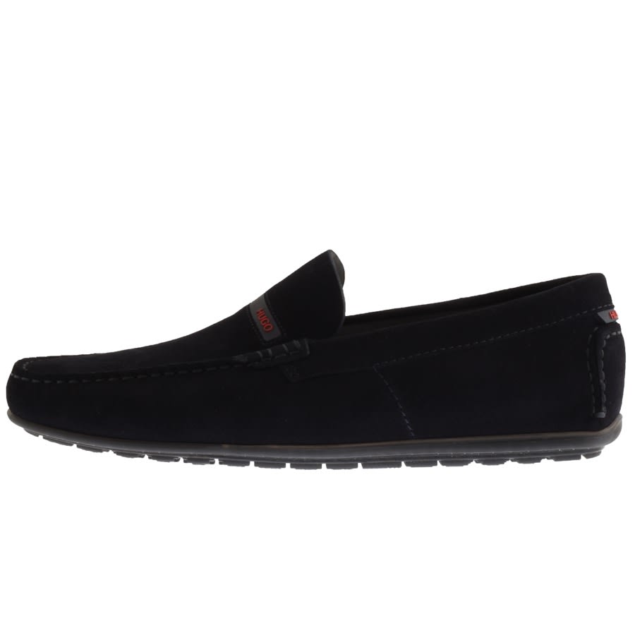 Alternative Image for ProductHUGO Dandy Driver Suede Shoes Navy1